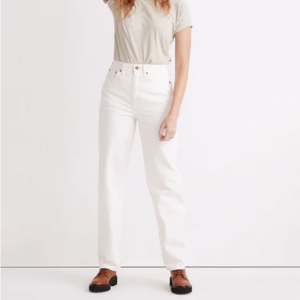 Madewell Baggy Straight Jeans in Vintage Canvas Wash